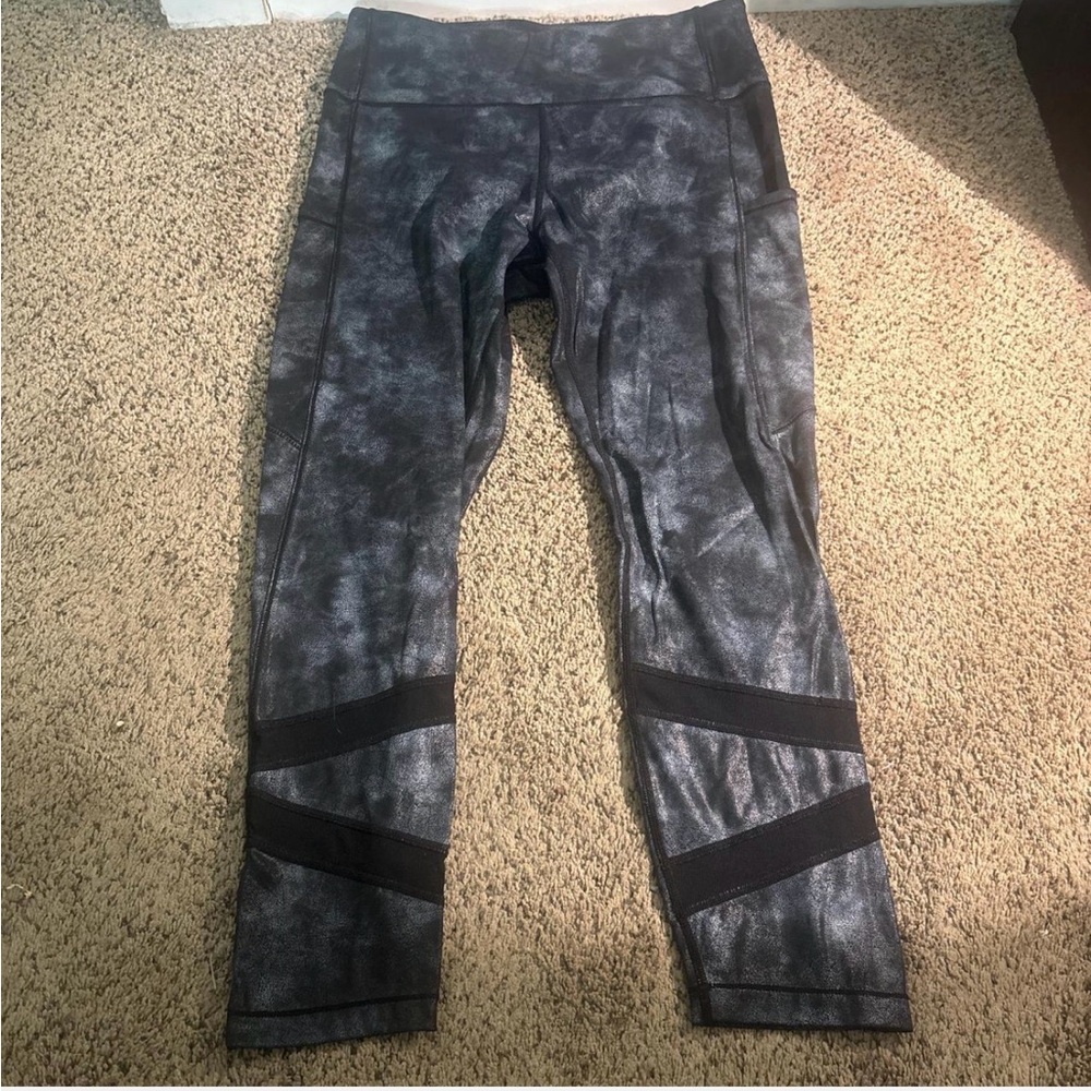 ZYIA Shimmering Black Leggings